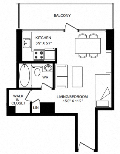 Floor plan layout diagram for SA